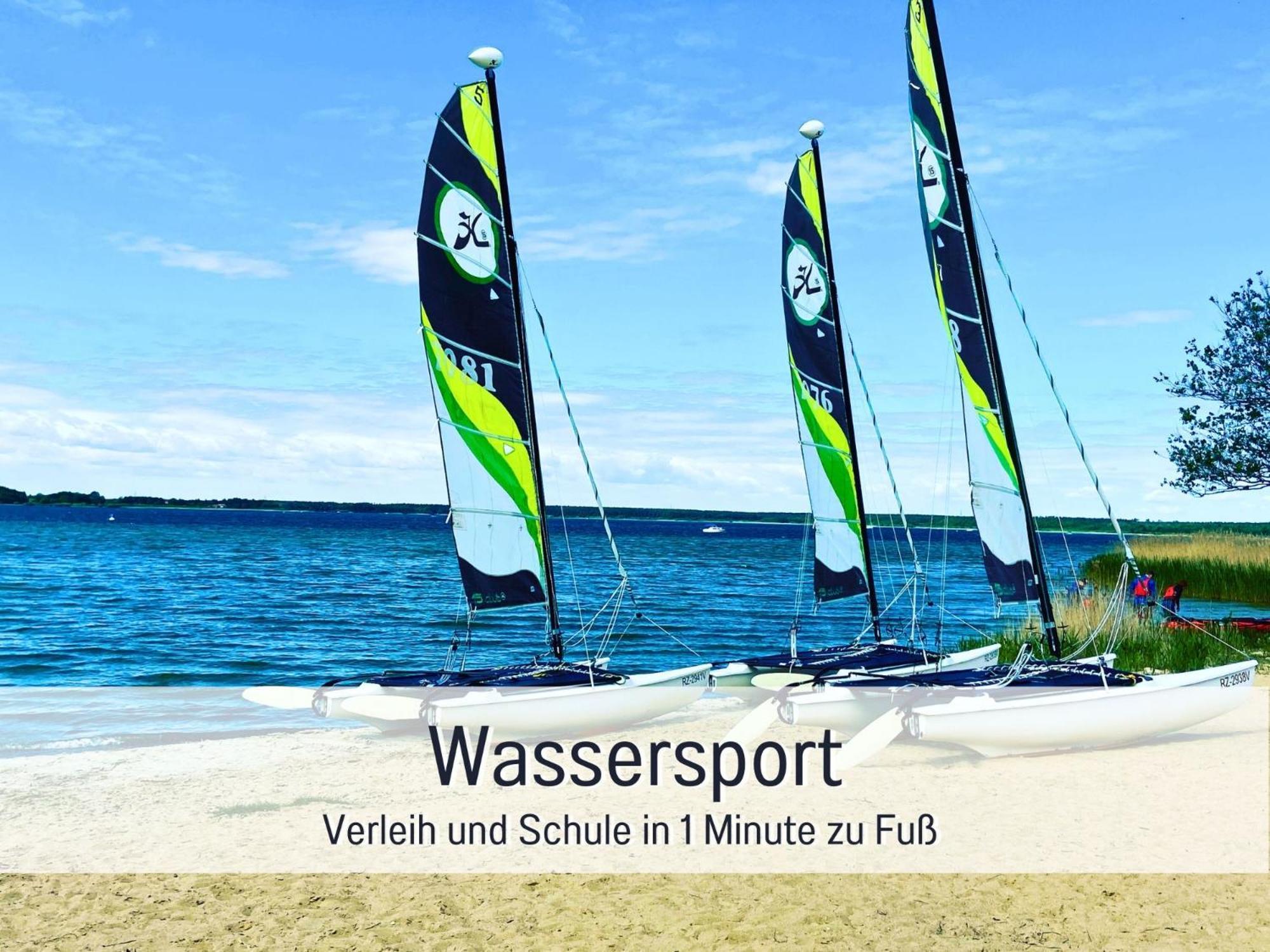 Strandhaus Mathea - Ruhige Lage Direkt Am Fleesensee - Parkplatz, Kamin, Sauna - Familienfreundlich Unter Gohren Ngoại thất bức ảnh