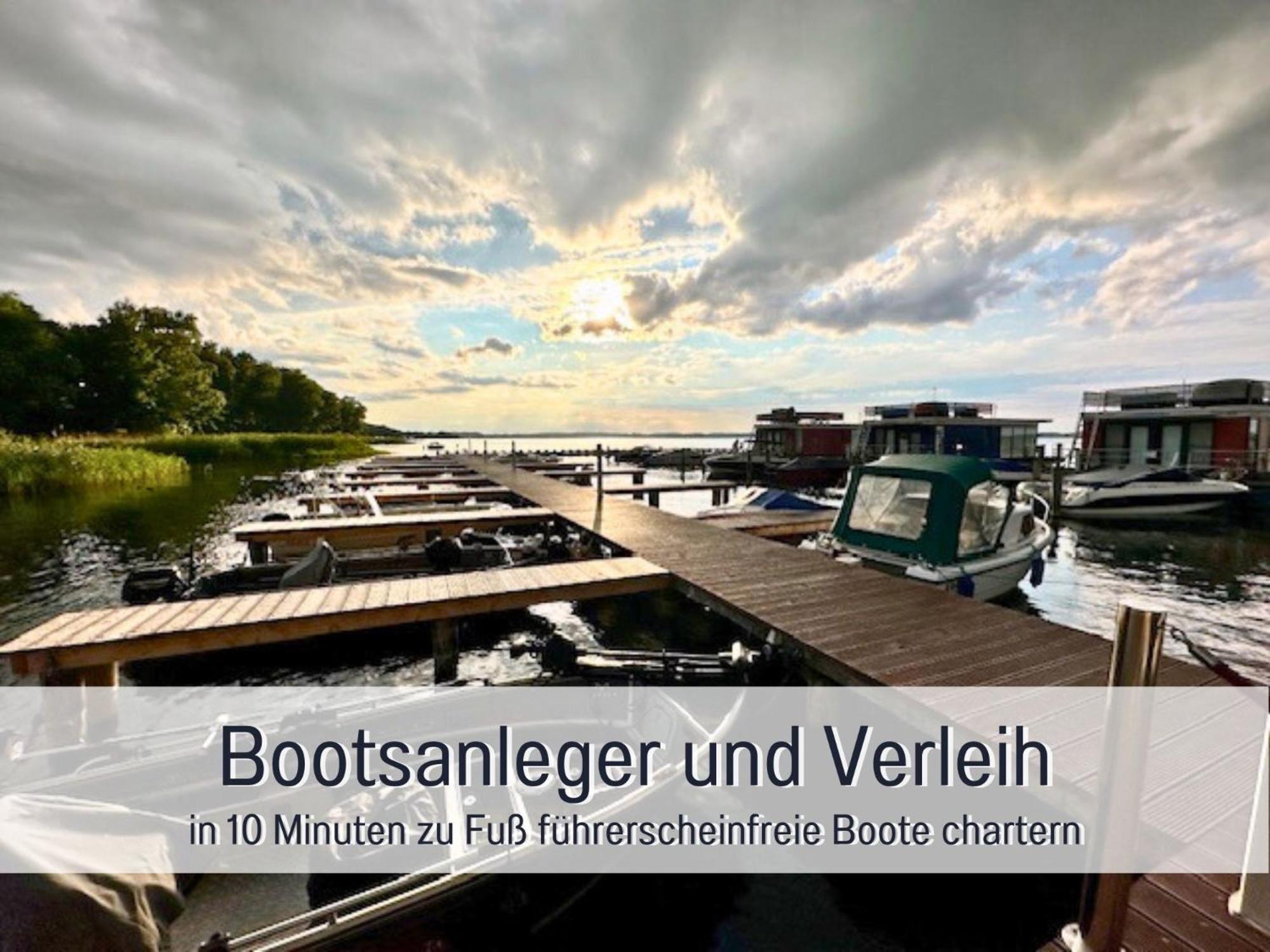 Strandhaus Mathea - Ruhige Lage Direkt Am Fleesensee - Parkplatz, Kamin, Sauna - Familienfreundlich Unter Gohren Ngoại thất bức ảnh