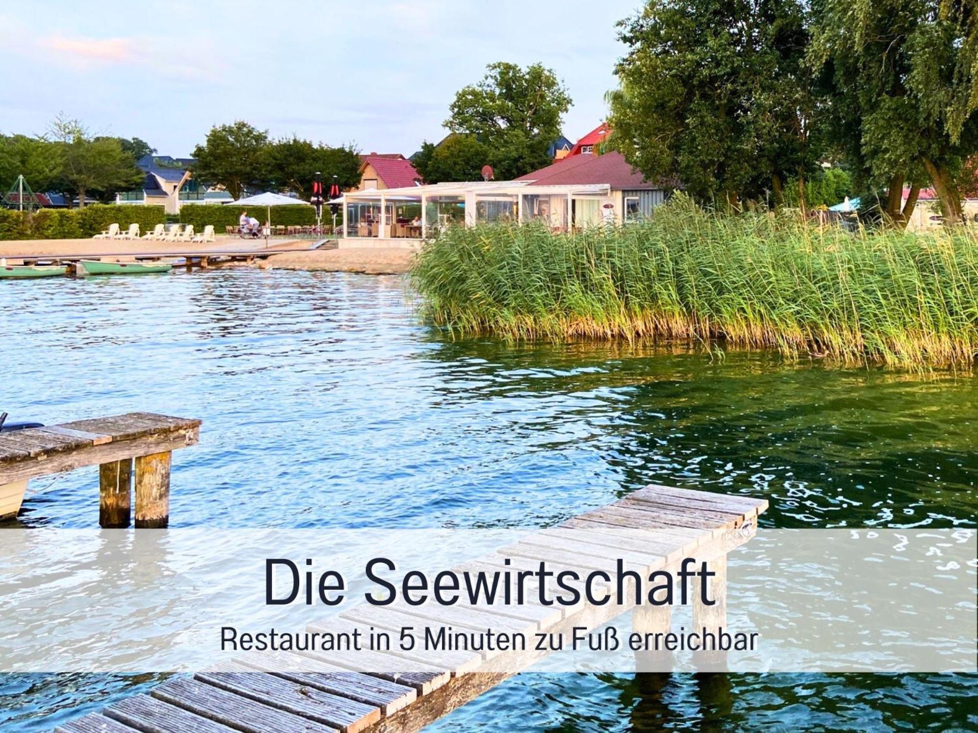 Strandhaus Mathea - Ruhige Lage Direkt Am Fleesensee - Parkplatz, Kamin, Sauna - Familienfreundlich Unter Gohren Ngoại thất bức ảnh