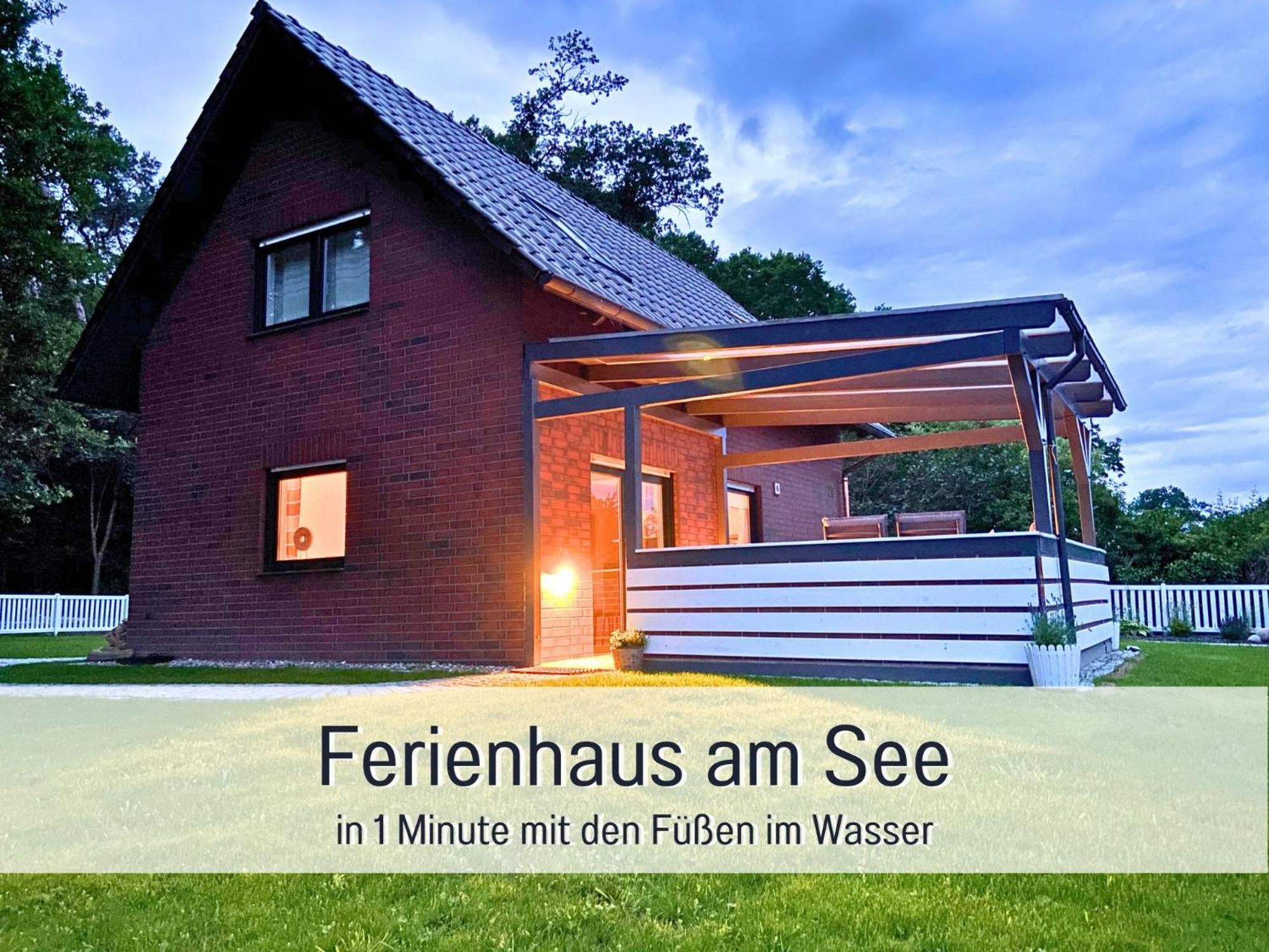 Strandhaus Mathea - Ruhige Lage Direkt Am Fleesensee - Parkplatz, Kamin, Sauna - Familienfreundlich Unter Gohren Ngoại thất bức ảnh